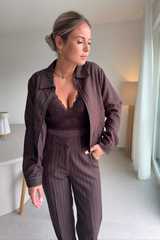 Veste Aline choco
