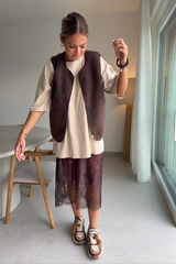 Jupe Wille marron