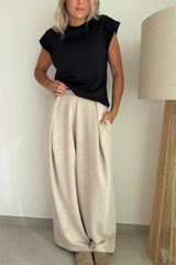 Pantalon décontracté beige