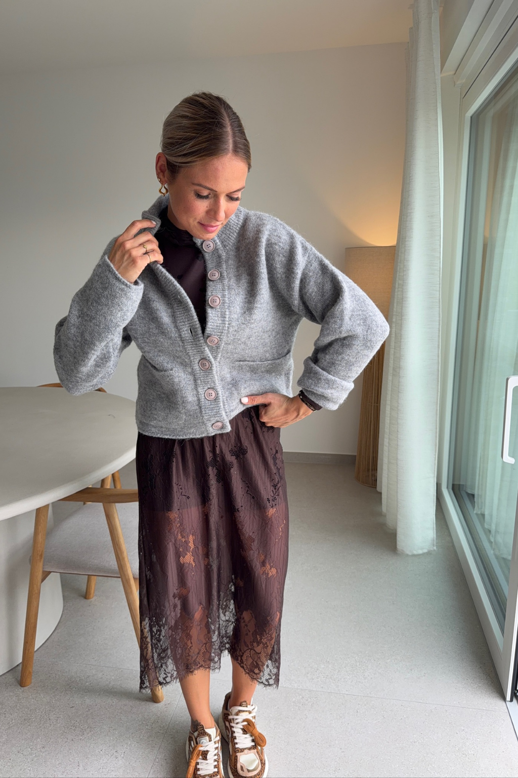 Gilet Laureen gris