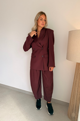 Pantalon bordeaux