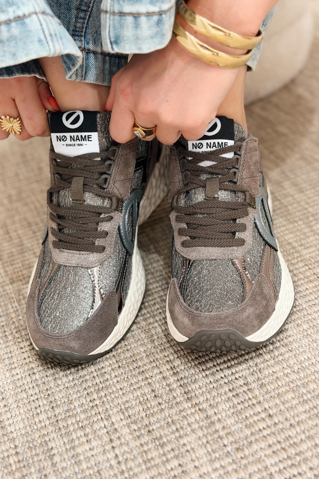 No Name Carter Runner – Grey / Carbonne / Anthracite