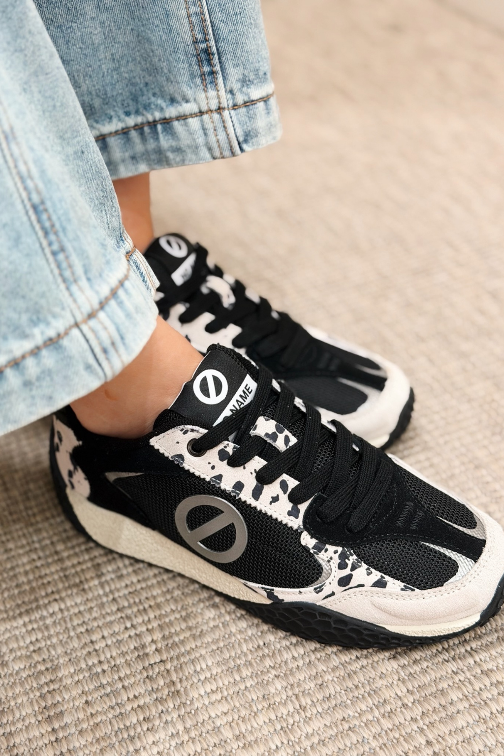 NO NAME Kate Sneaker W – Milk/Black/Dove