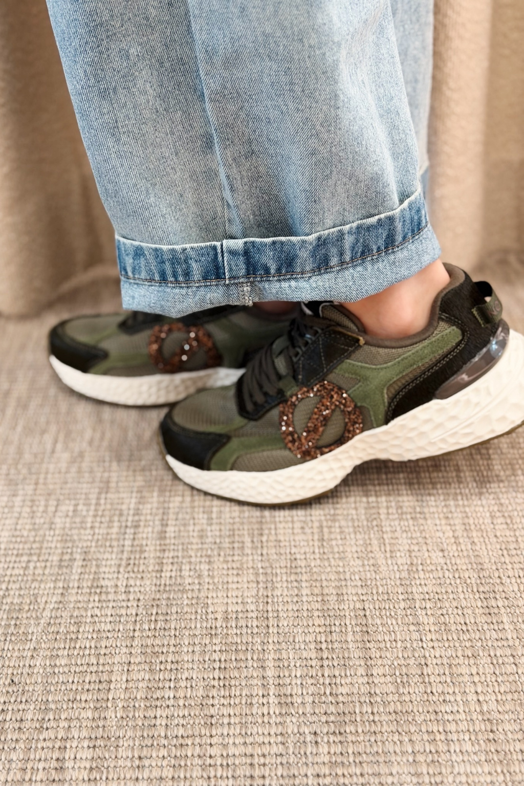 No Name Carter Runner – Kaki / Olive / Bronze