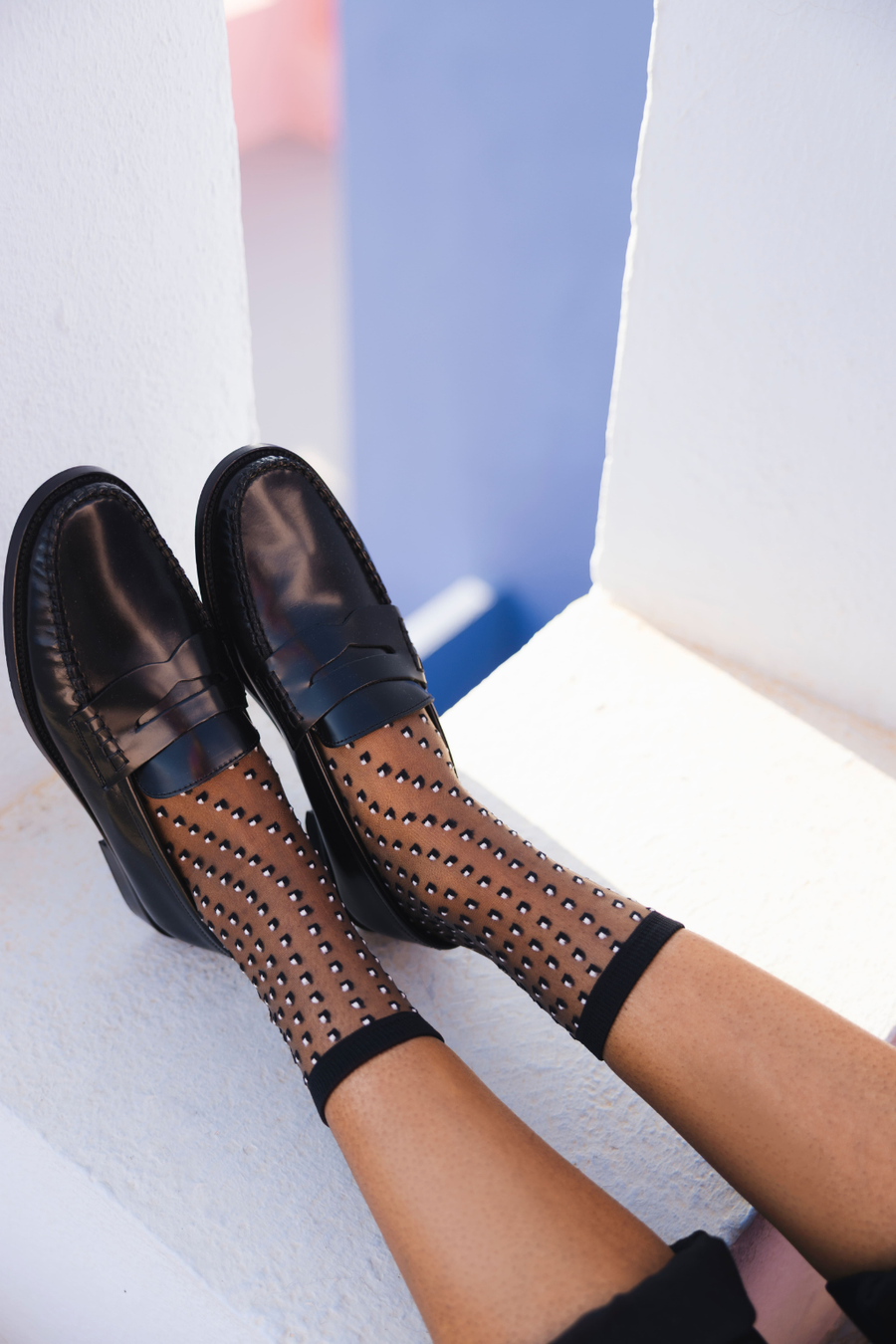 Chaussettes crescent dunes noir