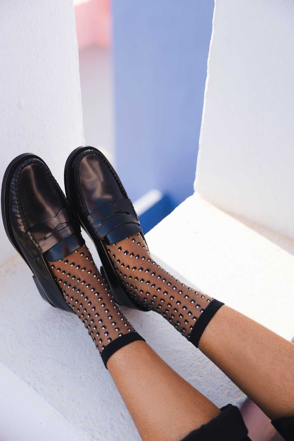 Chaussettes crescent dunes noir