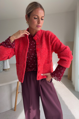 Gilet Laureen rouge