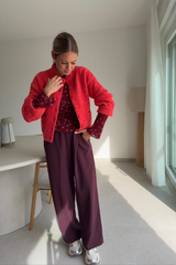 Gilet Laureen rouge