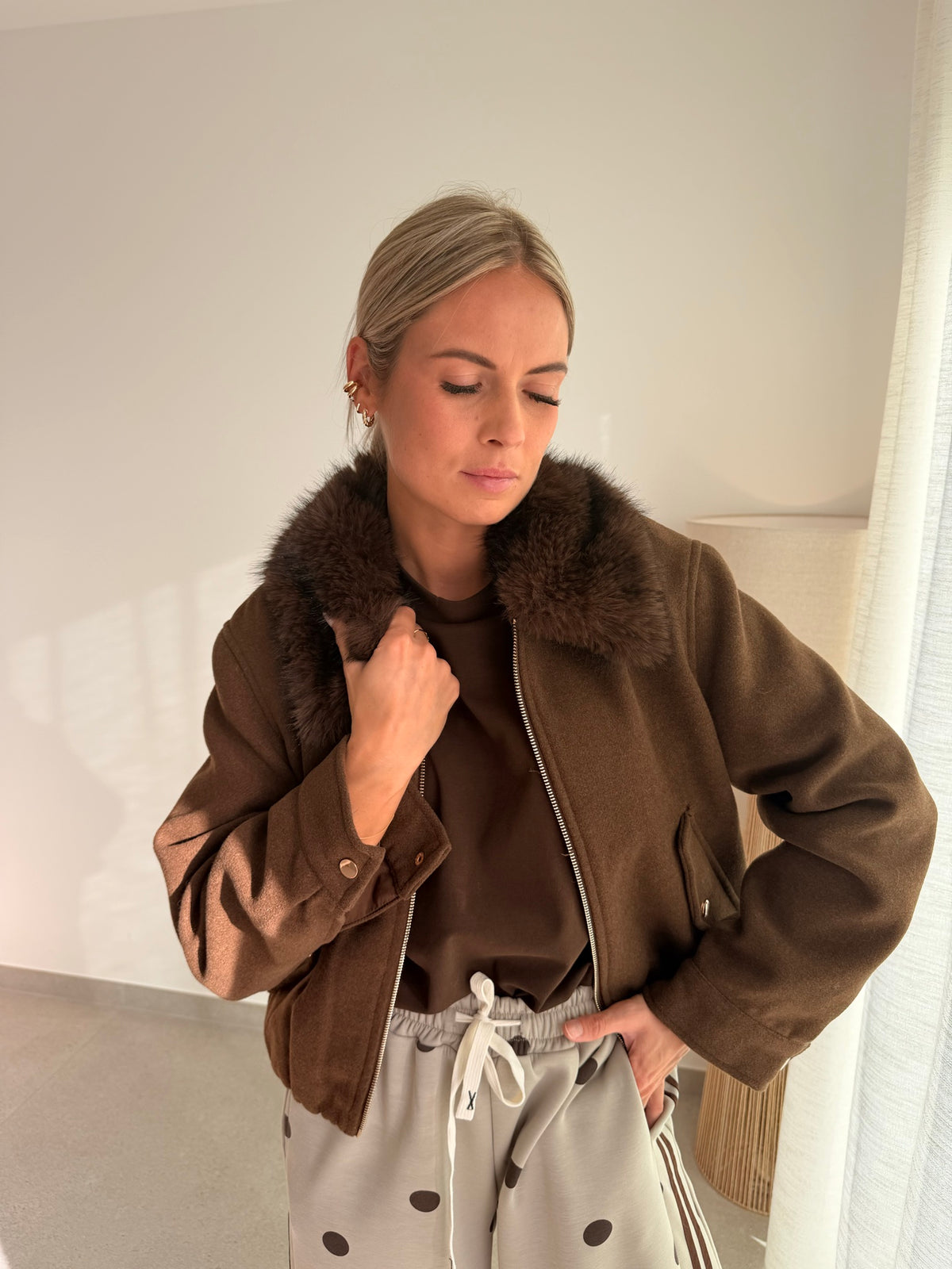 Veste Sonya marron