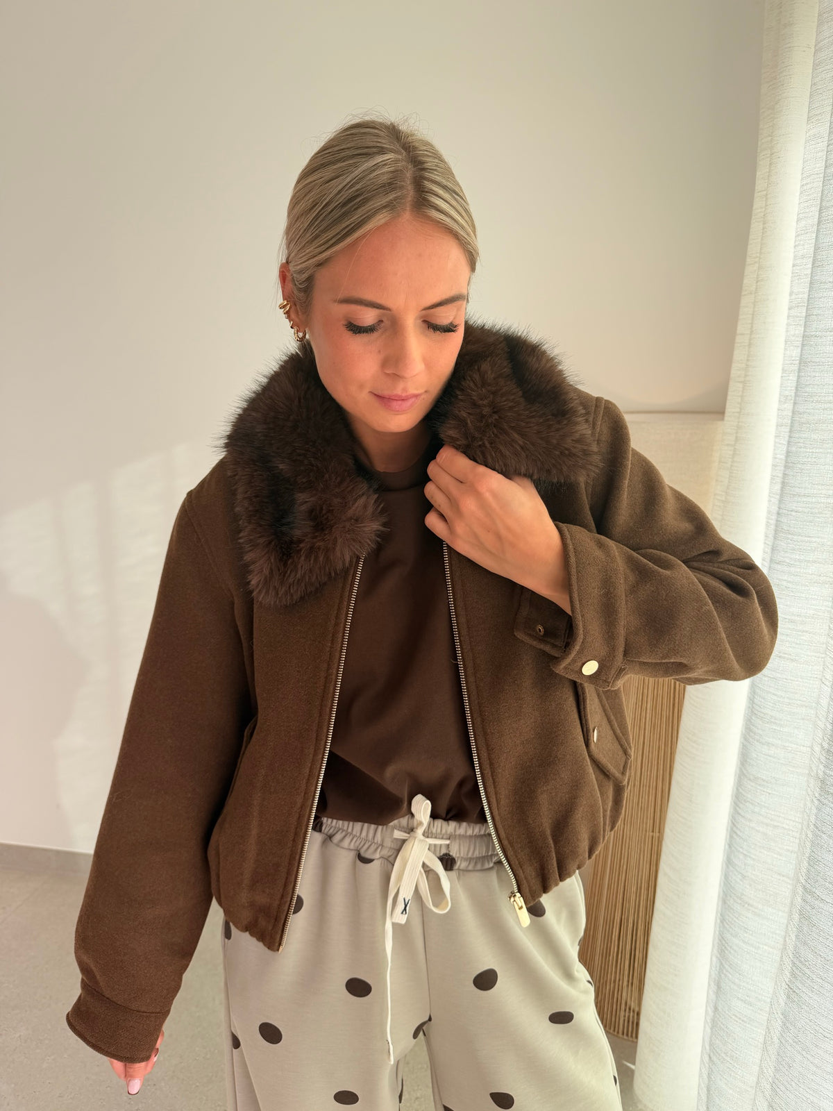 Veste Sonya marron