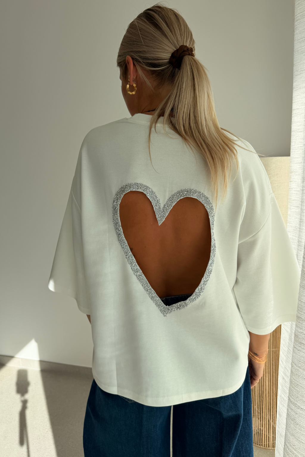 Tshirt dos nu blanc