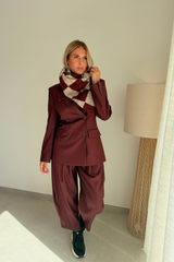 Pantalon bordeaux