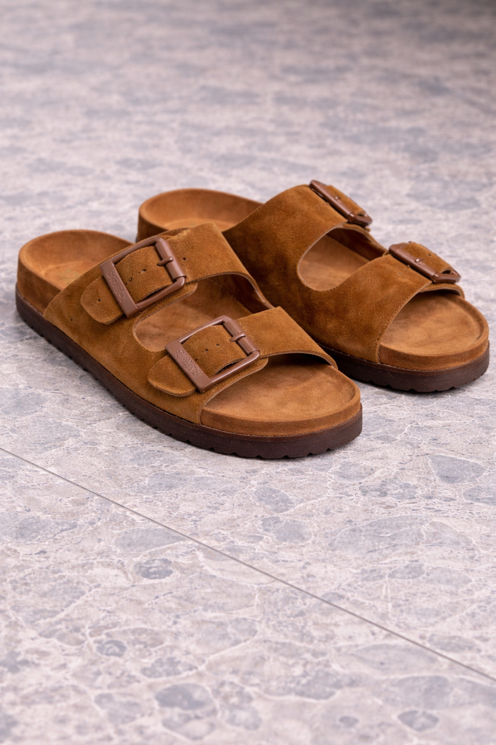 Sandales marron effet suédine Color Of California