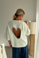 Tshirt dos nu blanc