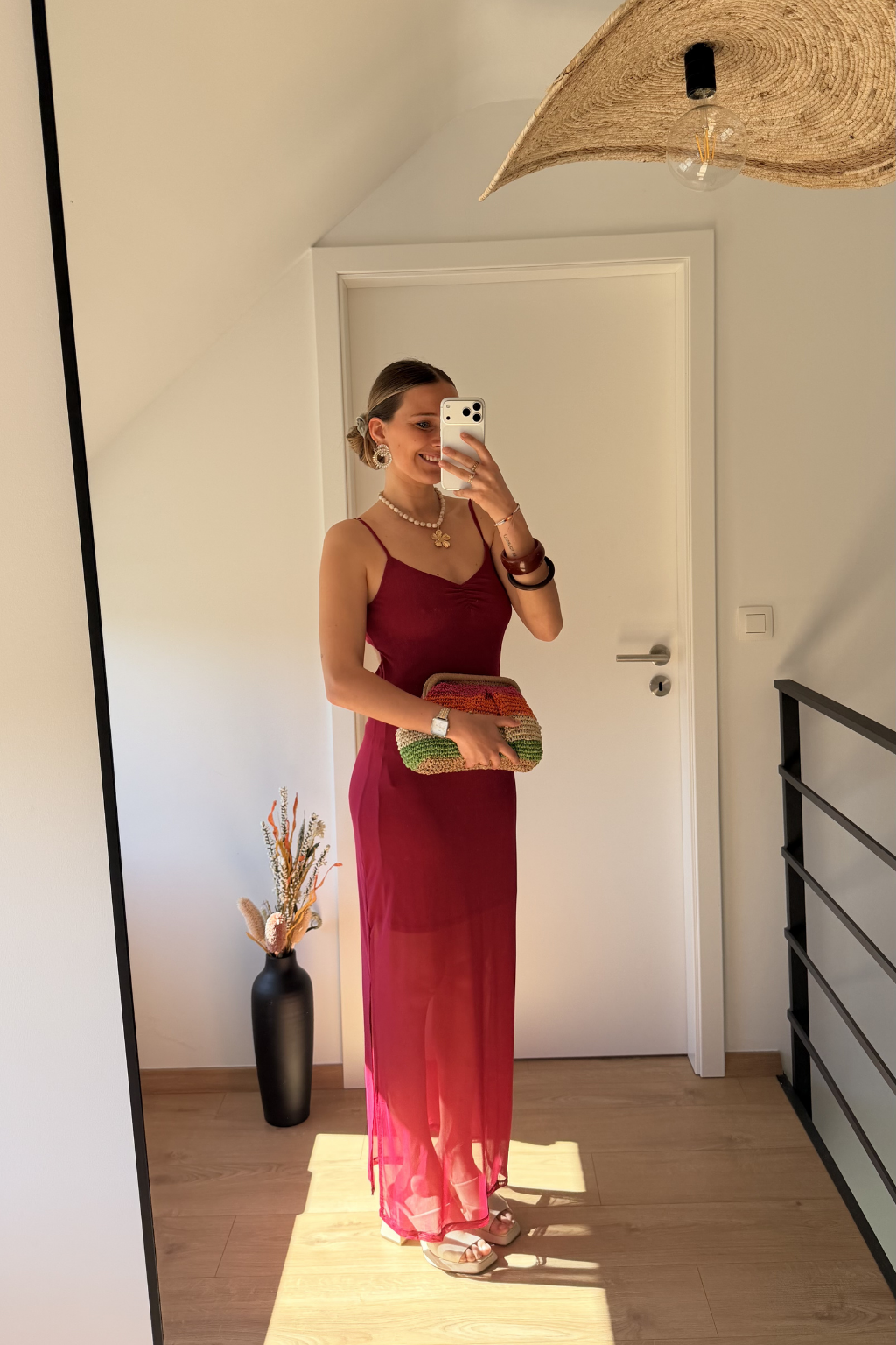 Robe magda rose