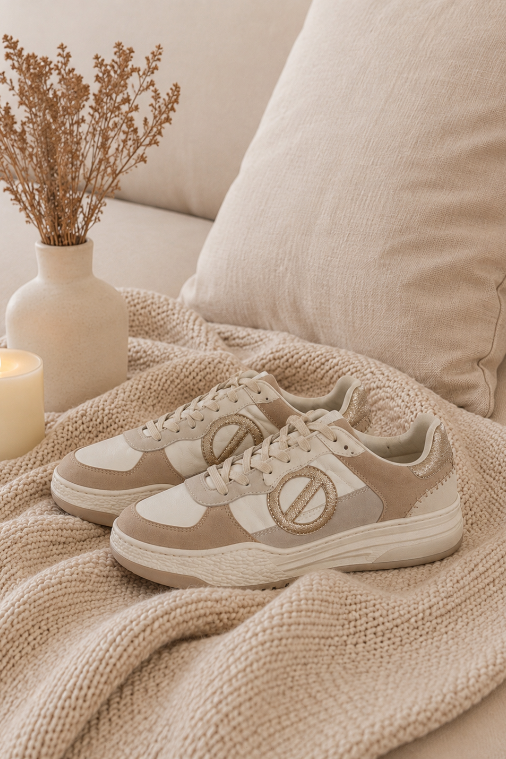 NO NAME Tyler Court W – Dove/Beige