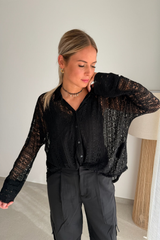 Chemise grâce noir