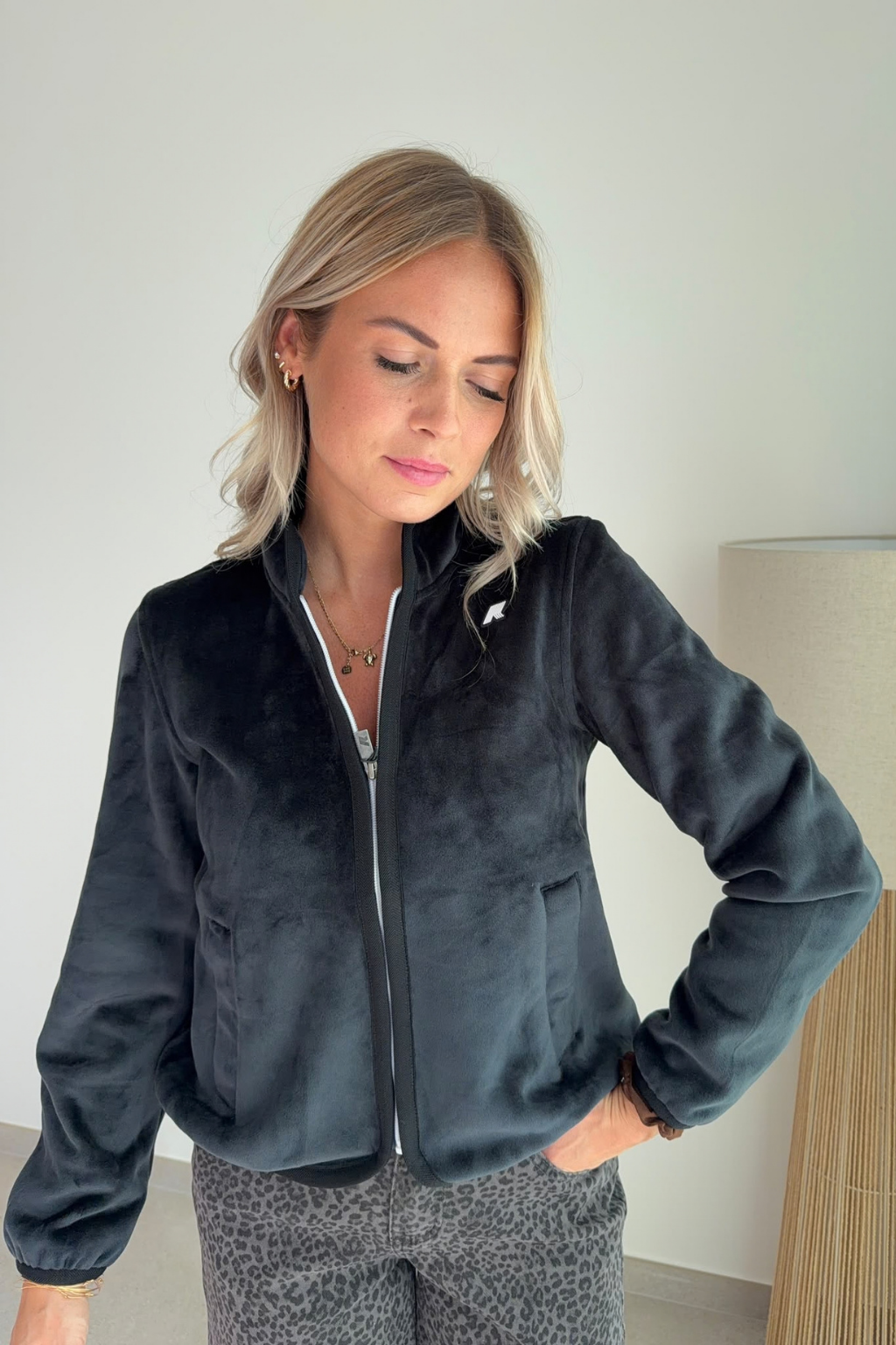 Kway tuda velour polar Noir