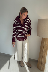 Pull Bordeaux