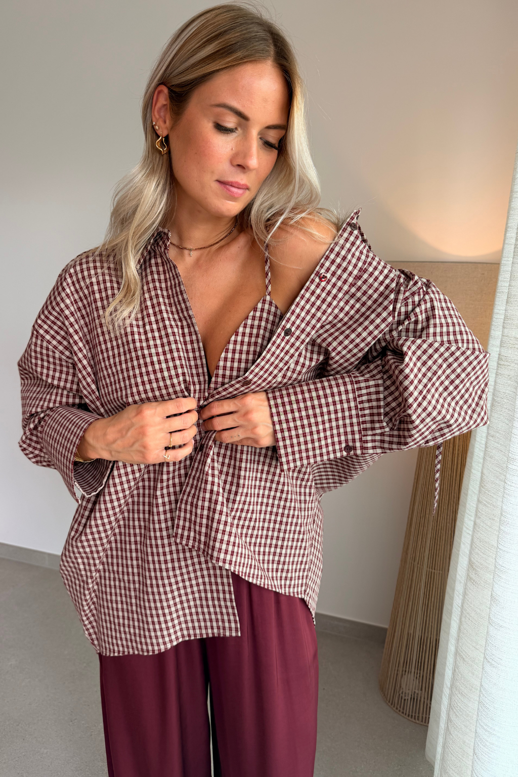 Chemise a carreaux