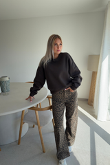 Jeans Madisson léopard clair