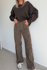 Jeans Madisson léopard clair