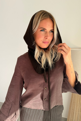 Chemise brune