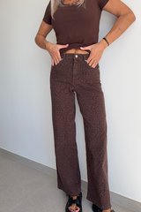 Jeans Madisson léopard foncé