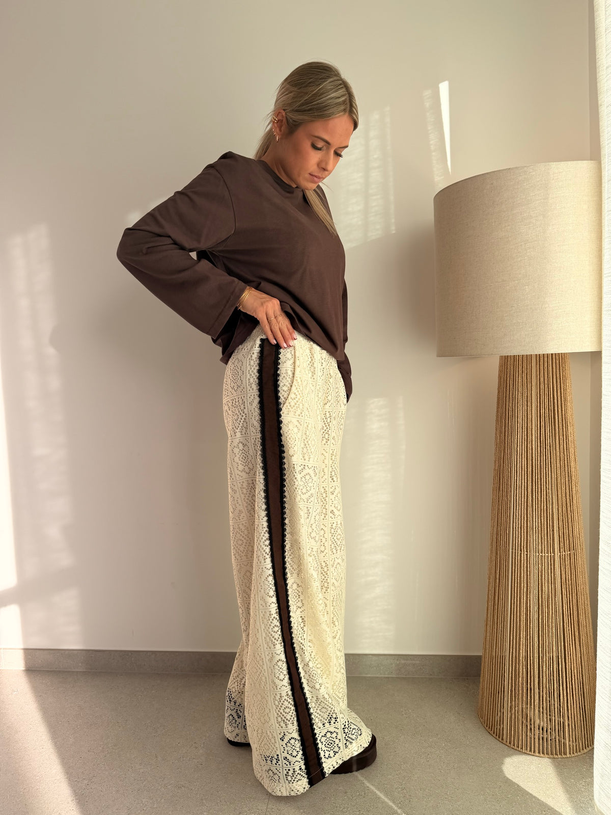 Pantalon crochet