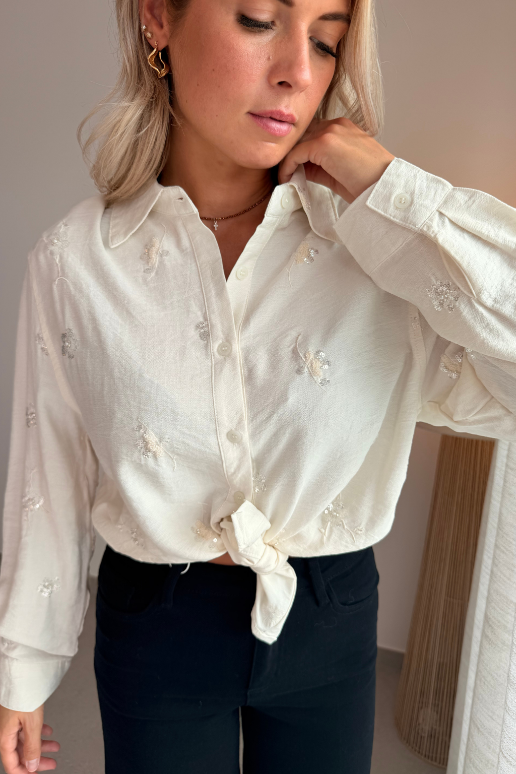 Chemise a strass