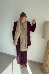 Écharpe amina beige
