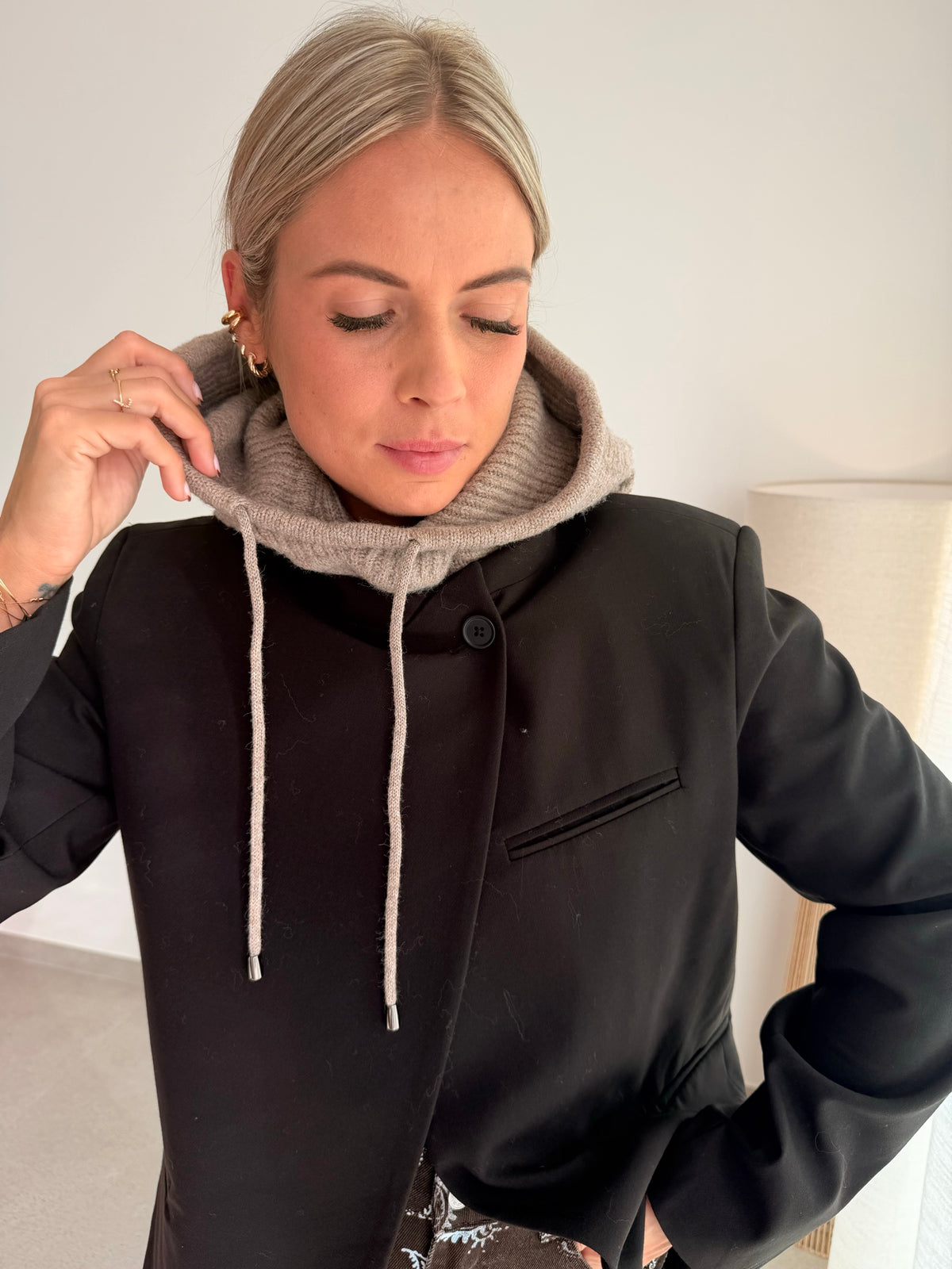 Cagoule taupe