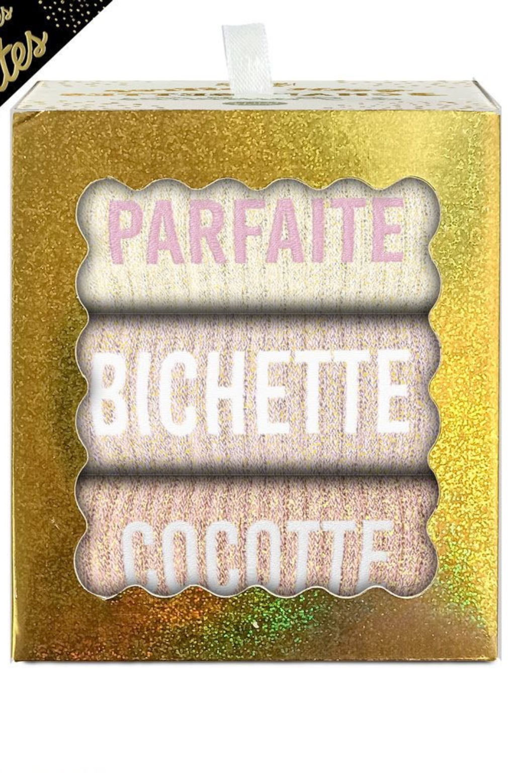 Coffret chaussettes à paillettes parfaite