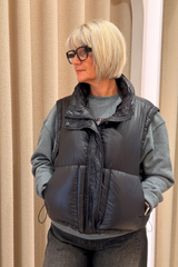Veste matelassée Noir