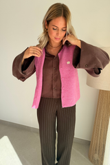 Gilet sans manche vigga rose