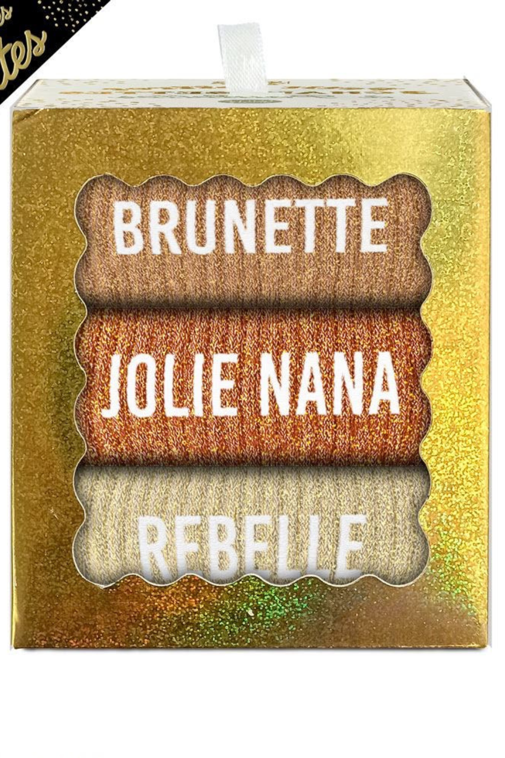 Coffet chaussettes paillettes Brunette