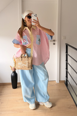 pantalon bleu