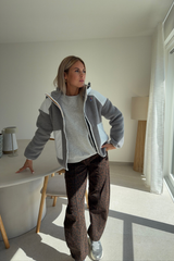 Kway angélique 4.0 orsetto grise et blanche
