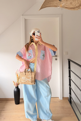 pantalon bleu