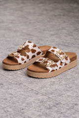Sandales imprimé vache – Color Of California