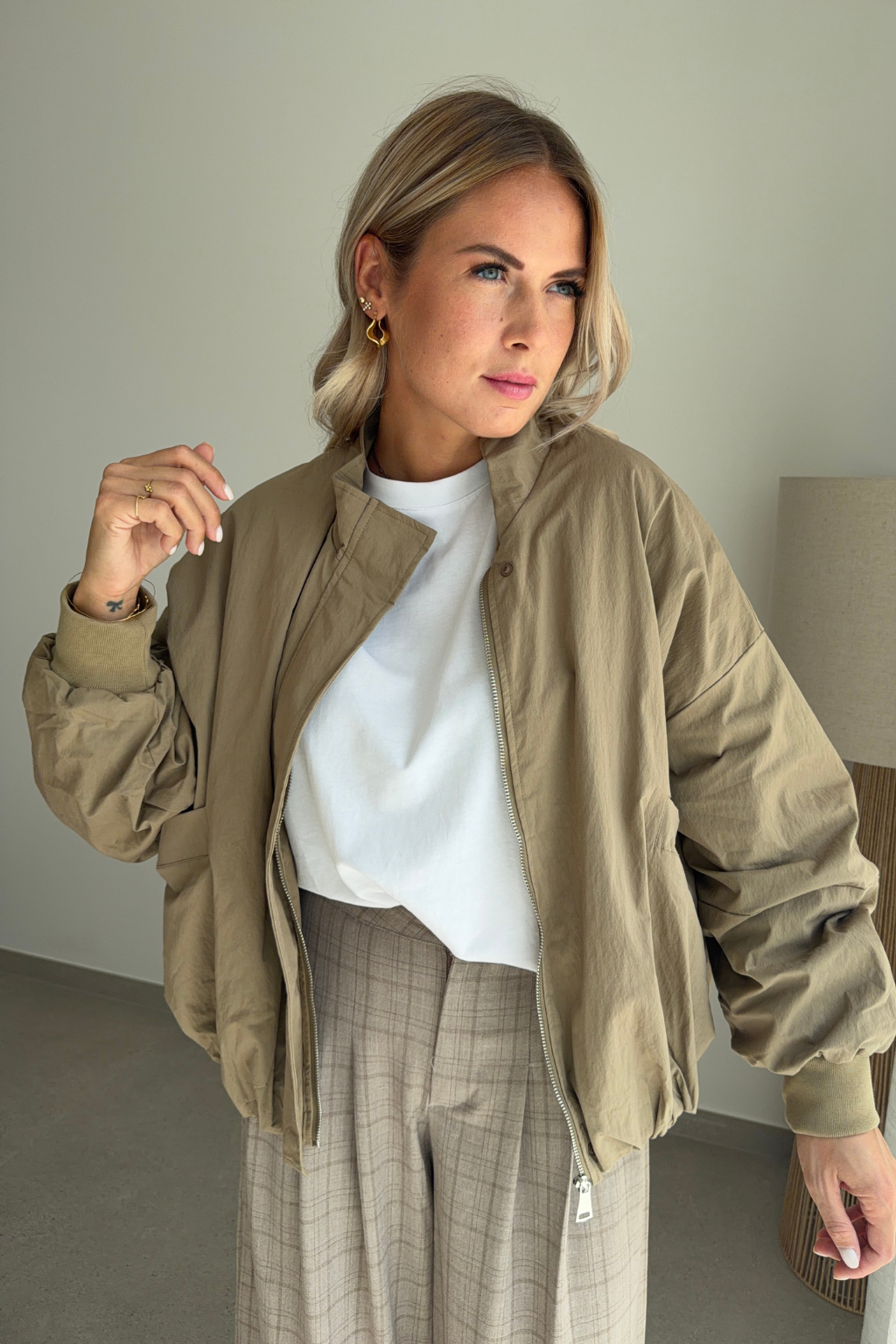 Bomber taupe