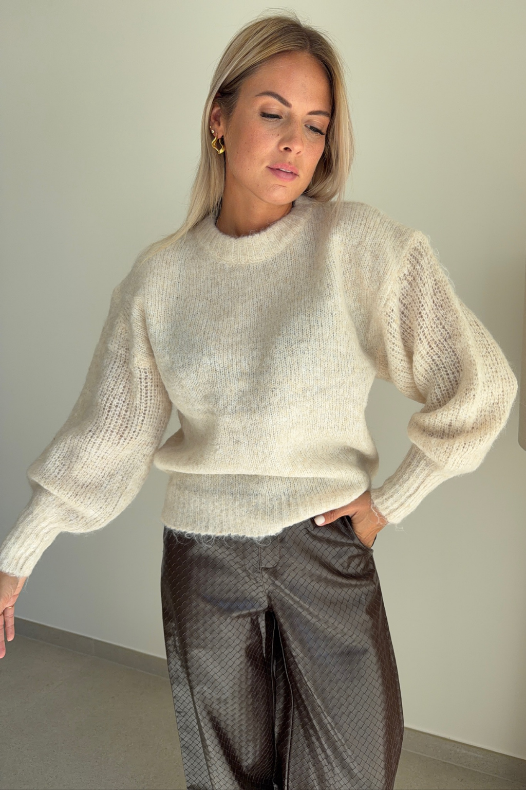 Pull beige