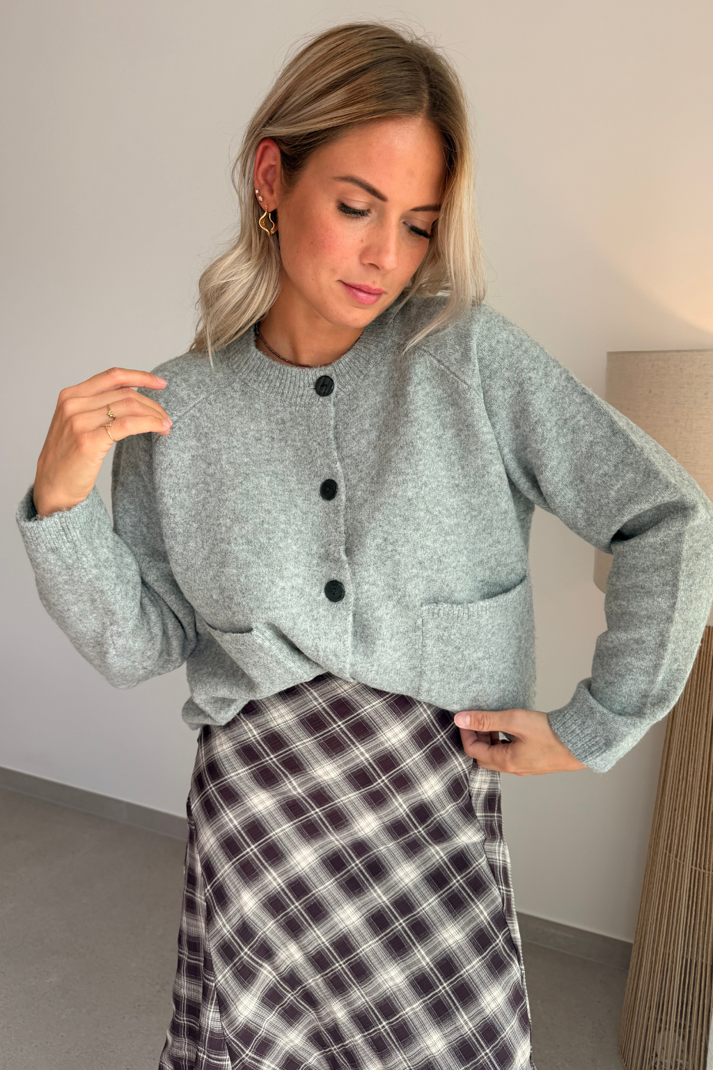 Gilet piemonte gris