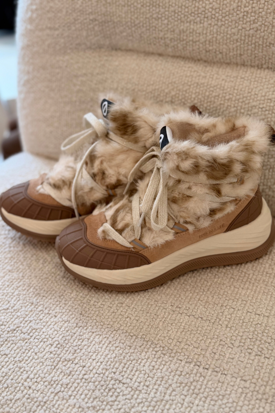 No name explo boots natural/nude