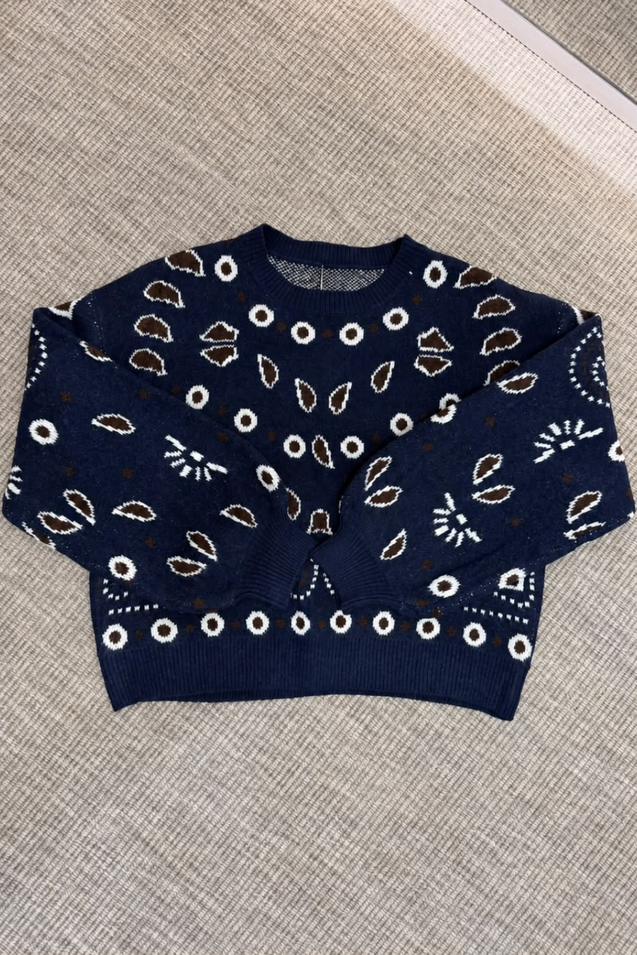 Pull bandana bleu