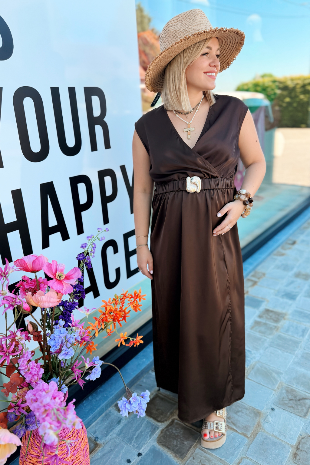 Robe marron