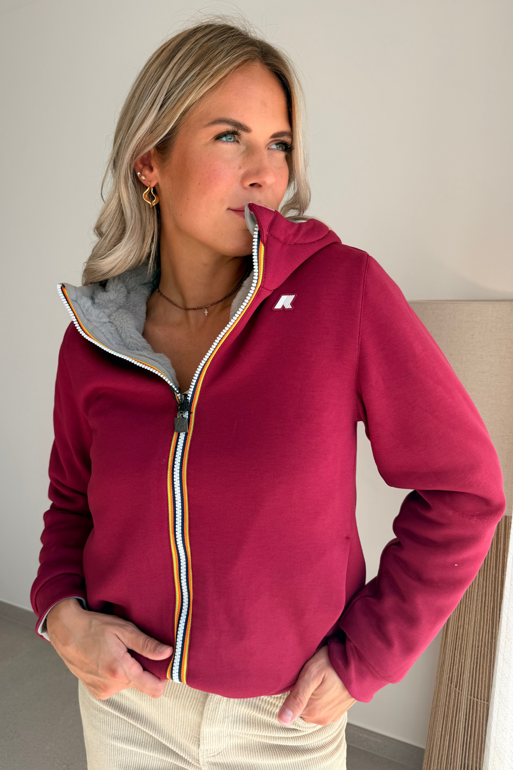 Kway deva light spacer fur double red