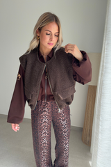 Gilet sans manche choco
