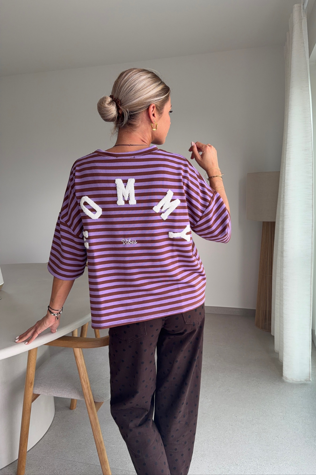 T-shirt Mommy mauve