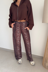 Pantalon willo léopard